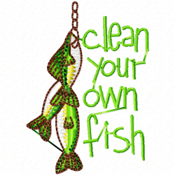Fishes Embroidery Design 5 Fishes Embroidery Design 5